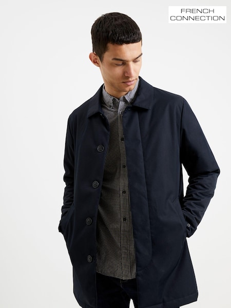 French Connection Dark Navy Blue Wadded Jacket (Q69748) | AED408
