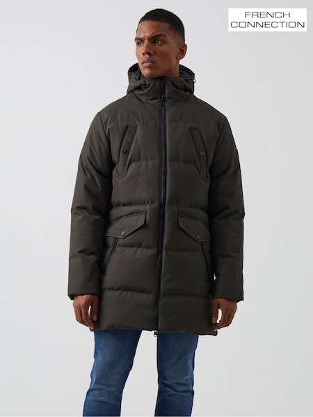 French Connection Long Length Row Zip Parka Coat (Q69767) | 4 806 грн