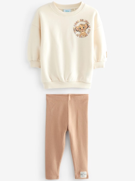 Cream Lion King Sweater And Leggings Set (3mths-7yrs) (Q69815) | €20 - €24