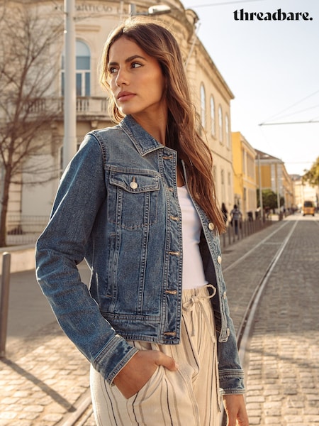 Threadbare Mid Wash Classic Denim Jacket (Q69867) | €40