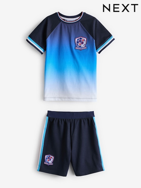 Blau/England - Football Short Pyjamas Set (4-14yrs) (Q69974) | 8 € - 11 €