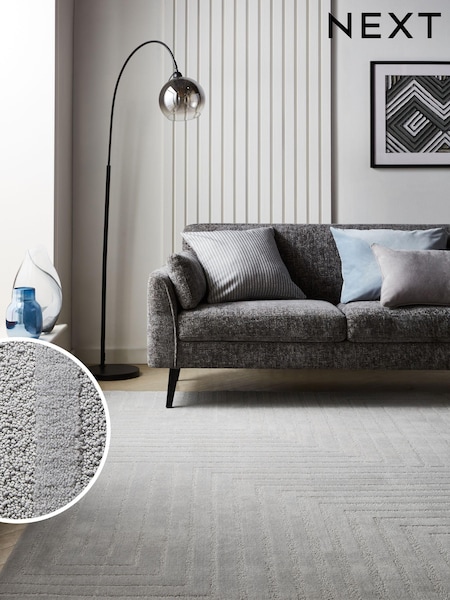 Grey Fitz Stripe Rug (Q70047) | €42 - €139