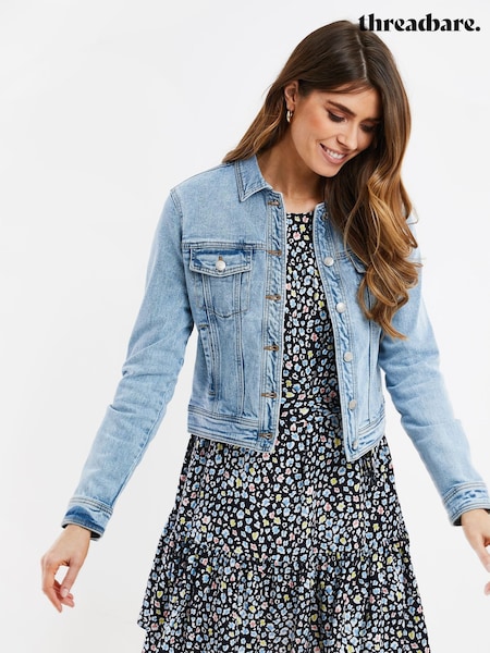 Світло-блакитний - Threadbare Classic Denim Jacket (Q70221) | 1 682 грн