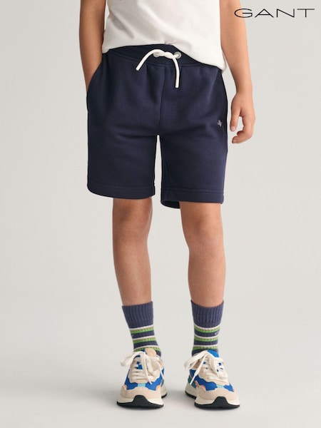 GANT Blue Kids Shield Sweat Shorts (Q70392) | €26