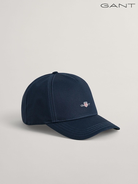 Blau - GANT Shield Twill-Cap für Jugendliche aus 100% Baumwolle (Q70403) | 23 €