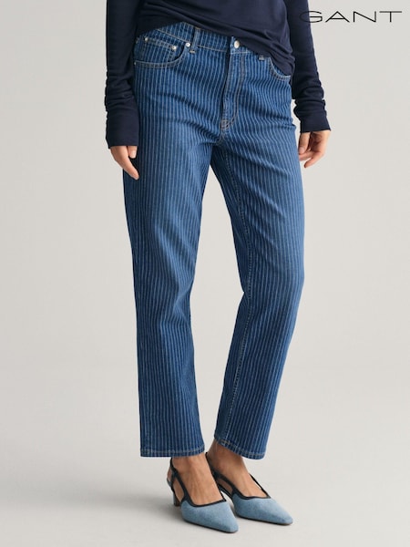 GANT Straight Striped Ankle Length Jeans (Q70410) | 103 €