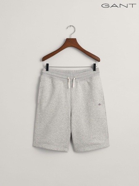 Grau - GANT Teen Boys Shield Sweatshorts (Q70420) | 39 €