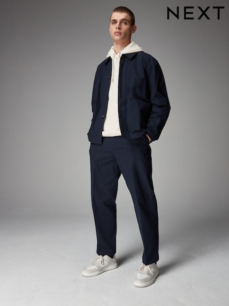 Navy Blue EDIT Ripstop Trousers (Q70747) | € 12