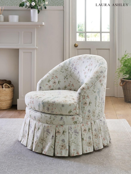 Laura Ashley Wild Meadow Chalk Pink Fifield Accent Chair (Q70996) | €536