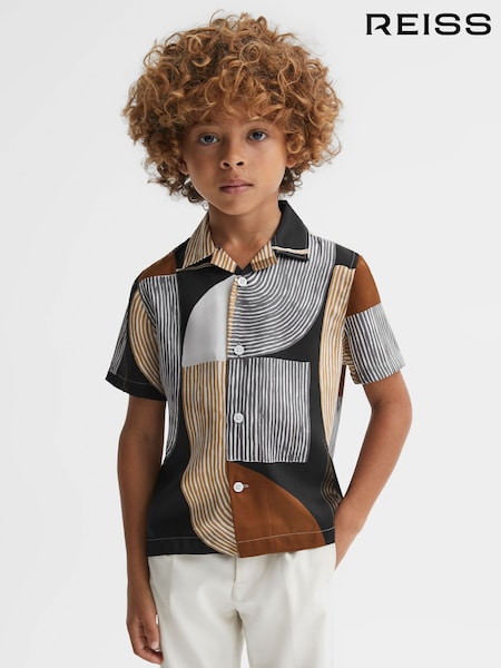 Reiss Levy Printed Cuban Collar Shirt (Q71049) | 60 €