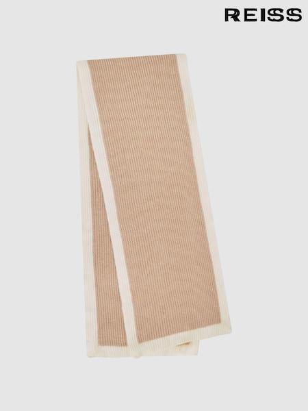 Camel - Reiss Harper Woll-Rippschal (Q71070) | 58 €
