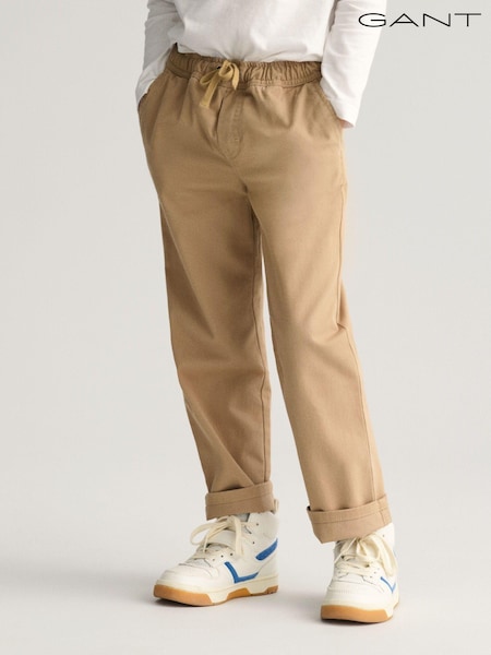 GANT Camel Kids Woven Pull-On Trousers (Q71110) | €31