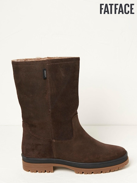 FatFace Brown Tabitha Midheight Walking Boots (Q71328) | €70