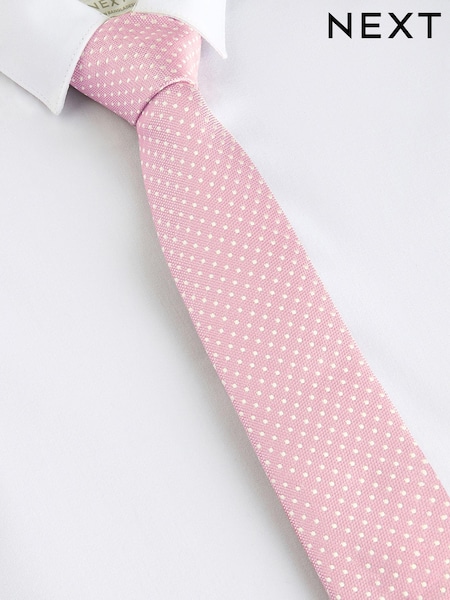 Pink Pattern Tie (1-16yrs) (Q71456) | LEI 44