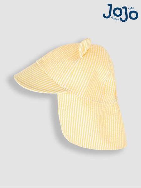 JoJo Maman Bébé Yellow Stripe Legionnaire Cap (Q71652) | €23