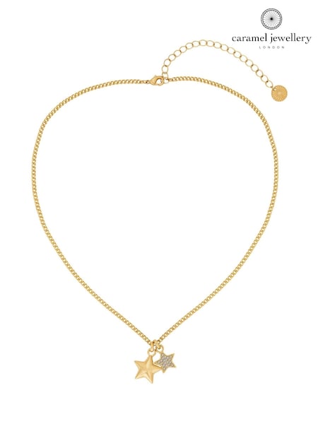 Caramel Jewellery London Gold Tone 'Starry Sky' Pavé Necklace (Q71887) | €25