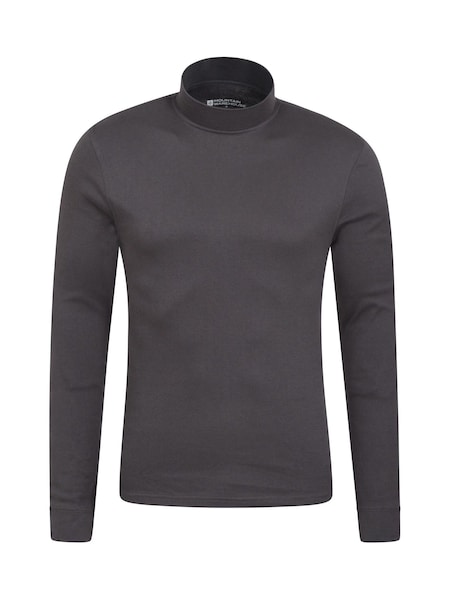 Mountain Warehouse Grey Mens Meribel Thermal 100% Cotton Top (Q71935) | R$ 195