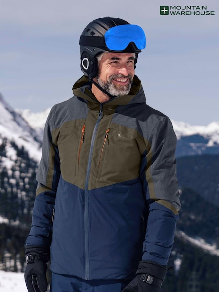 Mountain Warehouse Green Mens Anton Waterproof Ski Jacket (Q71959) | €191