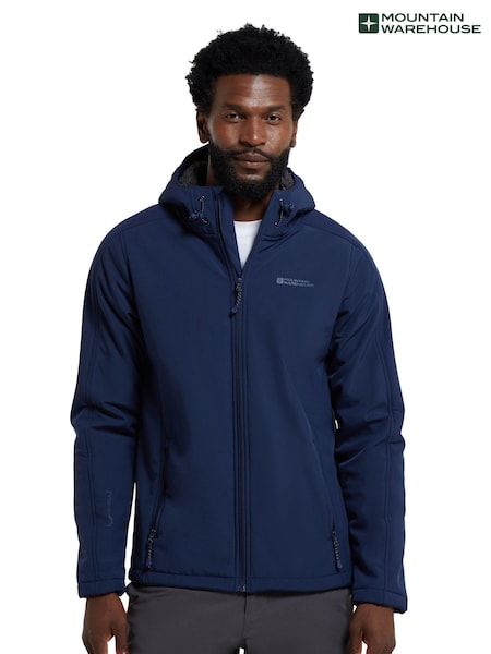 Mountain Warehouse Blue Arctic II Mens Softshell Jacket (Q71999) | €92