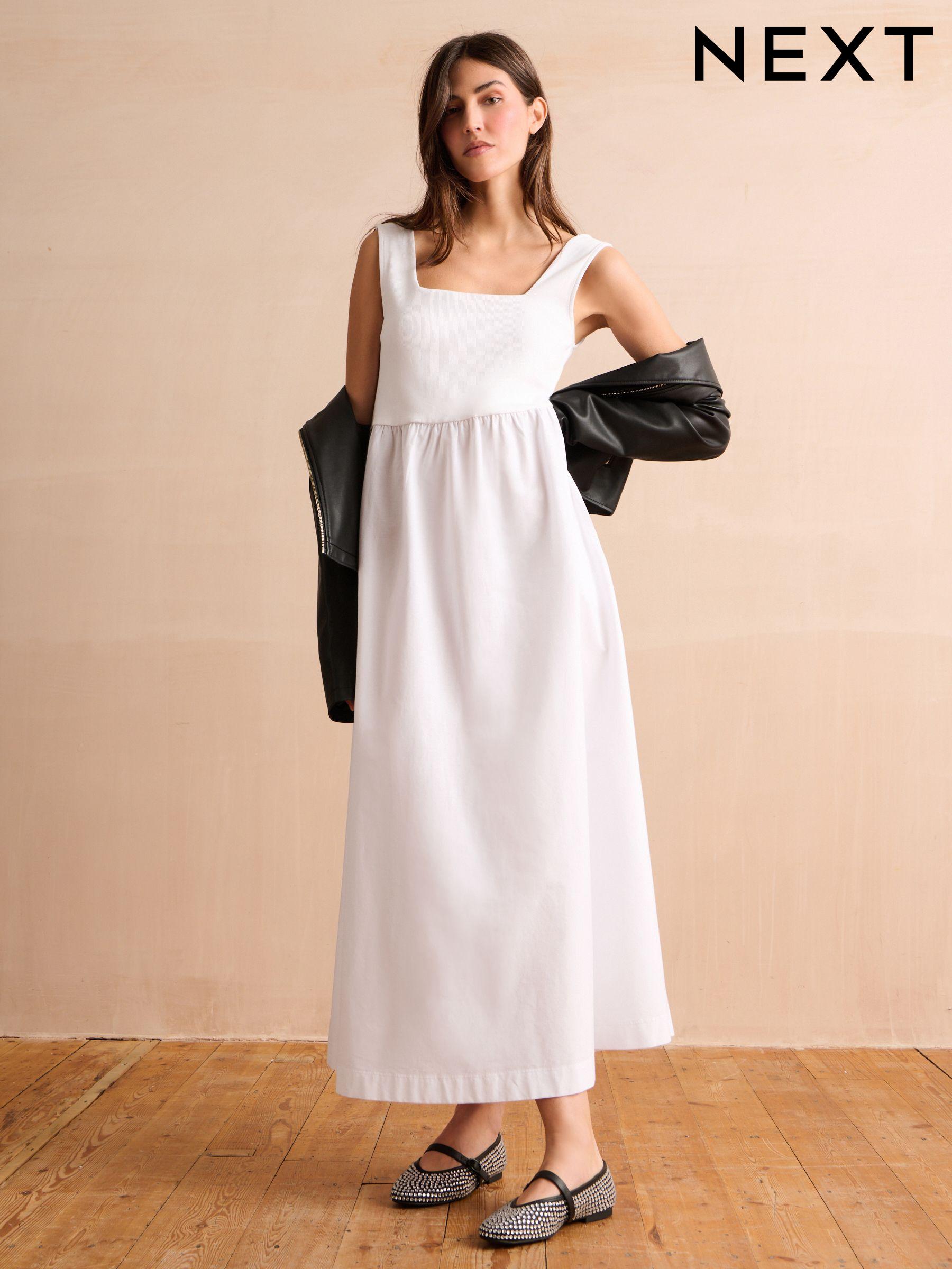 Women s Sale Summer Dress Maxi Square Neck Dresses Next Luxembourg
