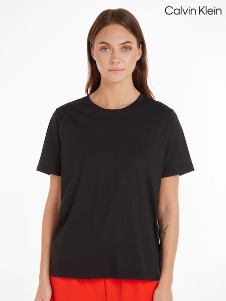 Calvin Klein Black Smooth Cotton T-Shirt (Q72479) | €35