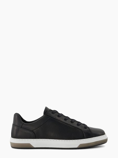 Dune London Black Tie Perf Detail Trainers (Q72507) | €64