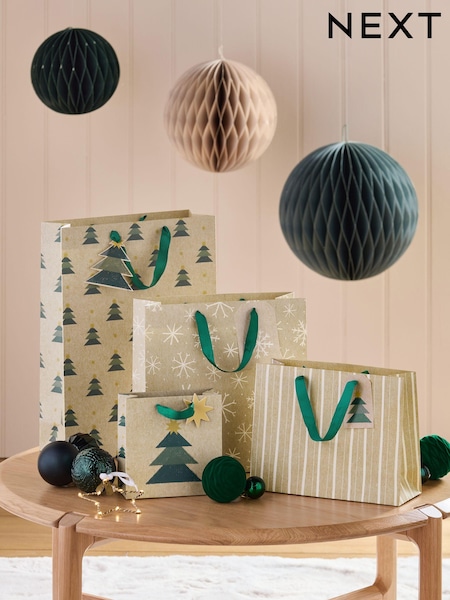 Craft Trees Christmas 4 Pack Gift Bags (Q72537) | € 6