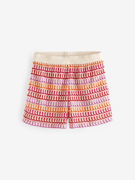 Pink Crochet Shorts (Q72557) | €11