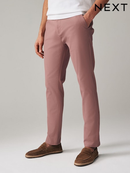 Pink Skinny Fit Stretch Chino Trousers (Q72605) | €13