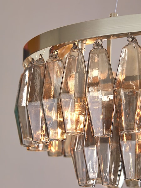 Smoke Grey Valerian Chandelier Spare Part for 716872 (Q72634) | €6