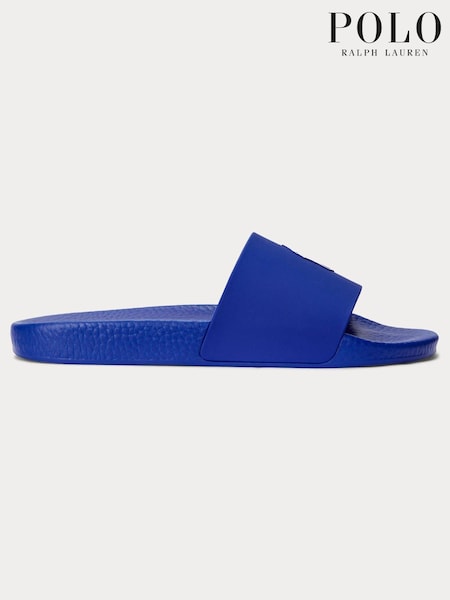 Blau - Polo Ralph Lauren Pantoletten mit Pony-Logo (Q72818) | 26 €