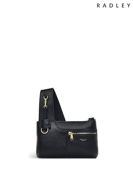 Radley London Mini Pockets Icon Zip Top Cross-Body Black Bag (Q73068) | €228