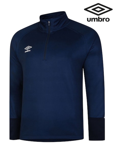 Umbro Blue Total Training Quarter Zip Jacket (Q73360) | kr571
