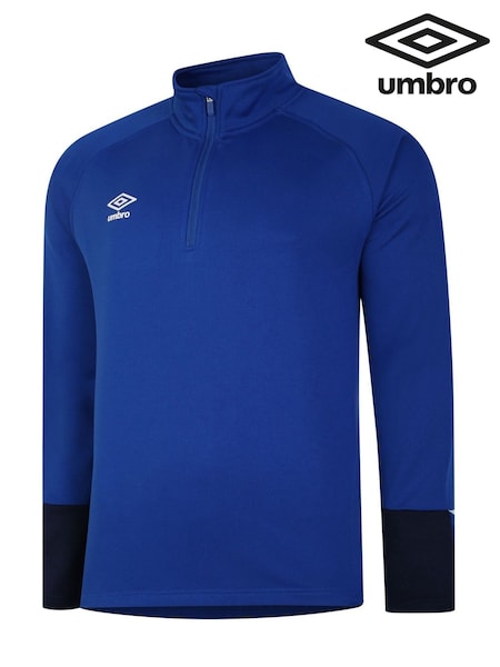 Umbro Blue Total Training Quarter Zip Jacket (Q73394) | kr571