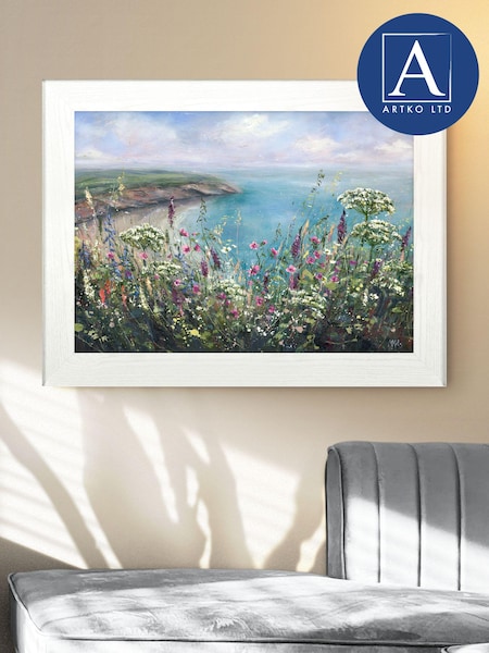 Artko White Take Me To The Sea by Marie Mills Framed Art (Q73658) | €122