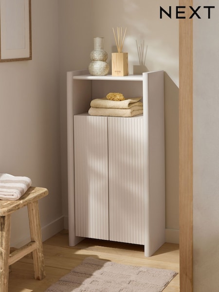 Natural Rib Console Storage Unit (Q73731) | €232