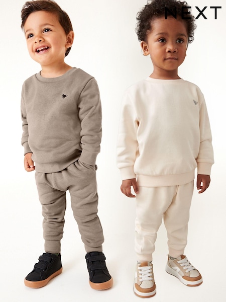 Piedra/crema - Sweatshirt and Joggers 2 Pack Set (3mths-7yrs) (Q73918) | 28 € - 39 €