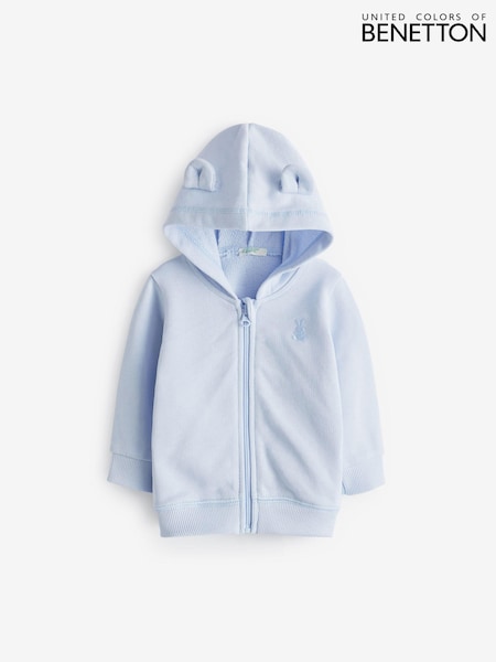 Benetton Boys Baby Blue Hoodie Jacket (Q73983) | € 13