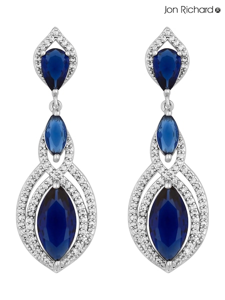 Jon Richard Navette Statement Drop Earrings (Q74106) | ‏102 د.إ.‏