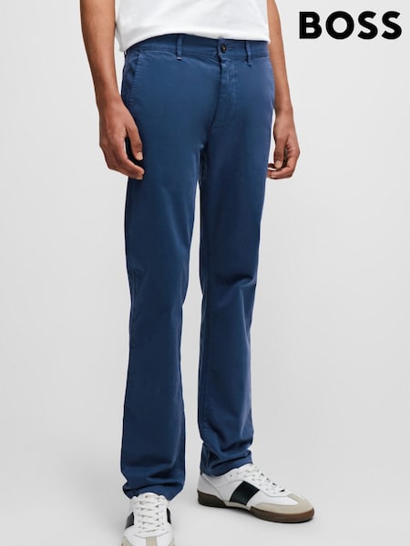 BOSS Slim Fit Cotton Stretch Trousers (Q74153) | 91 €