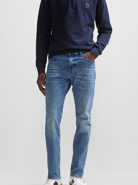 BOSS Blue Tapered Fit Super Stretch Denim Jeans (Q74172) | €79