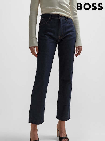 BOSS Blue Slim-Fit Jeans in Navy Comfort-Stretch Denim (Q74242) | €102