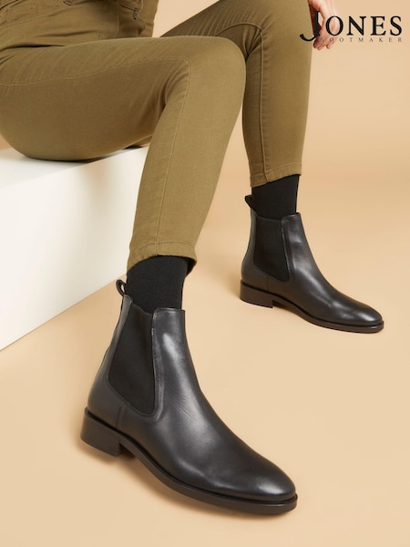 Jones Bootmaker Forget-Me-Not Pointed Toe Chelsea Boots (Q74267) | $192
