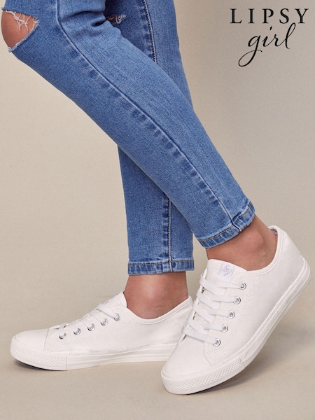 Lipsy Flat Lace Up Trainer (Q74304) | 83 LEI - 104 LEI