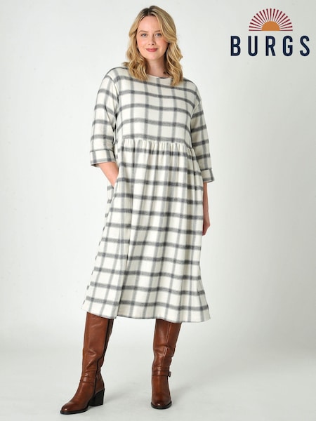 Burgs Sampford Womens Oversized Check Dress (Q74414) | €37