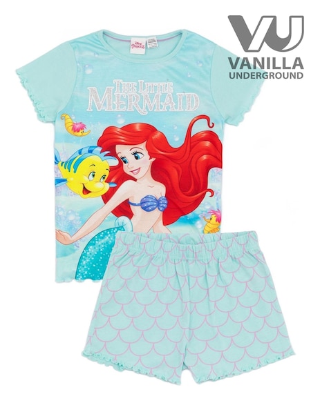 Vanilla Underground Blue Girls Licensing Short 100% Cotton Pyjamas (Q74626) | €20