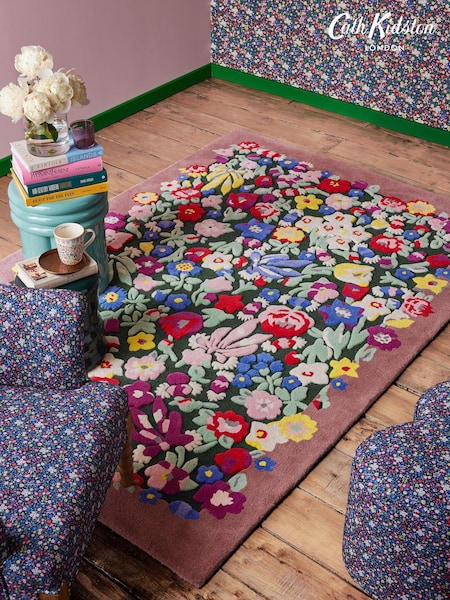 Cath Kidston Floral Harmony Ditsy Floral Wool Rug (Q74785) | €245 - €586