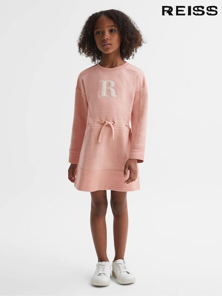Reiss Apricot Ella 13-14 yrs Cotton Blend Drawstring Dress (Q74791) | €35