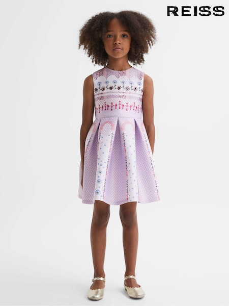 Reiss Lana Scuba Floral Print Dress (Q74810) | 80 €