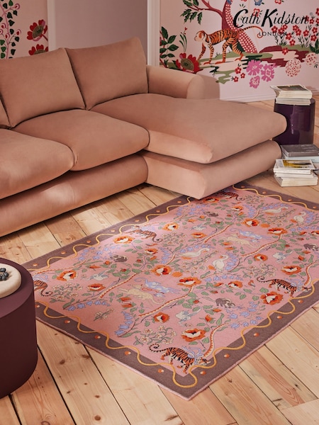 Cath Kidston Pink Flowers and Friends Woven Rug (Q74812) | €102 - €477